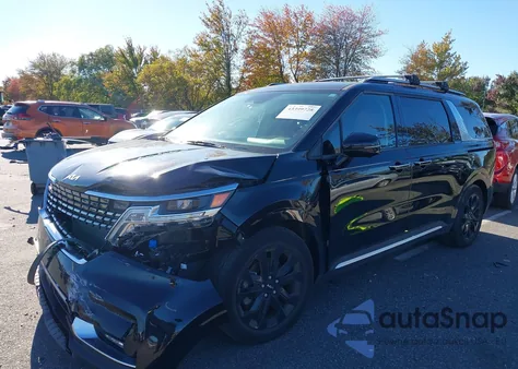 2022 Kia Carnival Mpv Sx z USA, uszkodzony, nr VIN KNDNE5H31N6187899